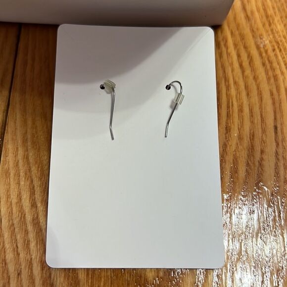 Bundle Sale 3 for $15 | Wood Dangle Earrings on Silver Tone Hooks - Picture 5 of 8